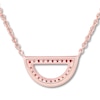 Thumbnail Image 4 of Diamond Geometric Necklace 1/10 ct tw Round-cut 10K Rose Gold 18&quot;