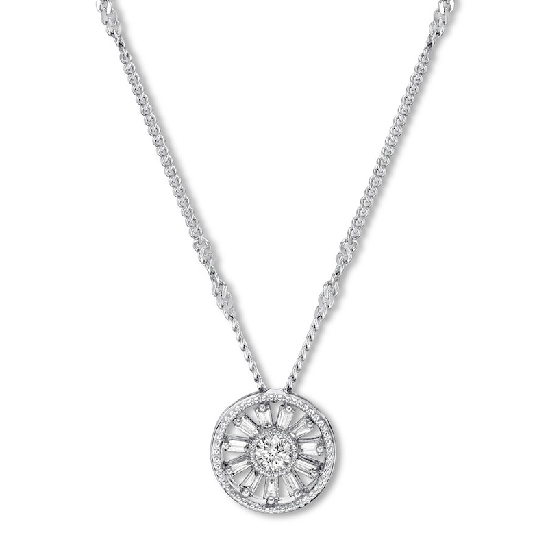 Emmy London Diamond Necklace 1/6 ct tw Sterling Silver