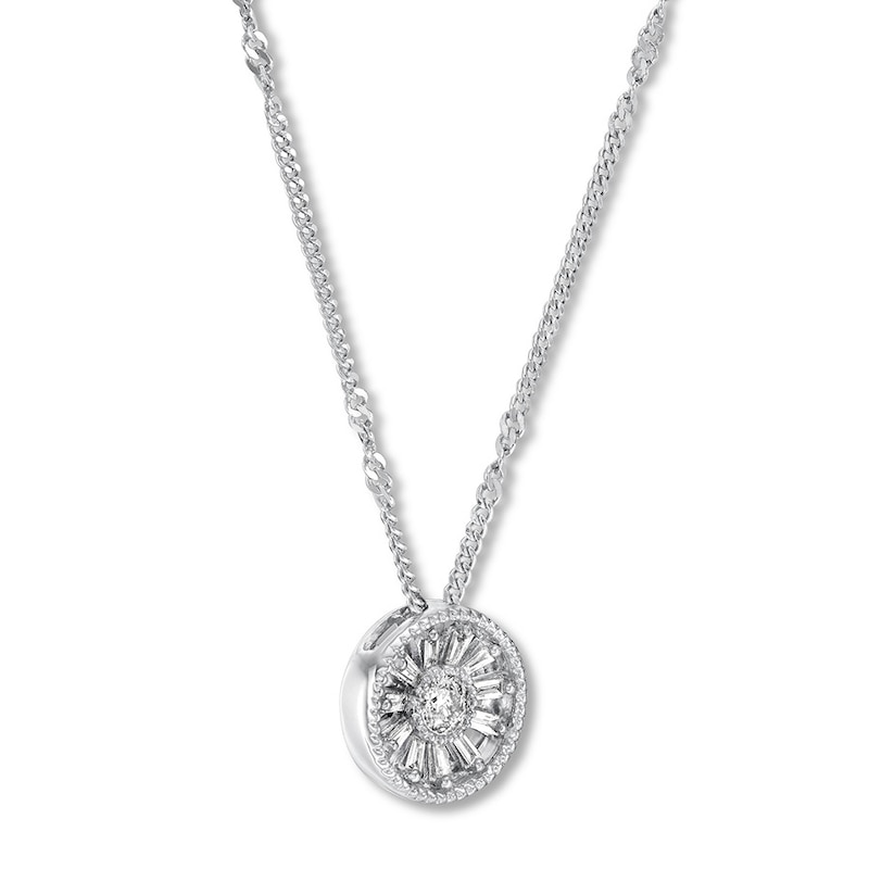 Emmy London Diamond Necklace 1/6 ct tw Sterling Silver