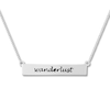 Thumbnail Image 1 of Diamond Bar "Wanderlust" Necklace Sterling Silver