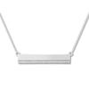 Thumbnail Image 0 of Diamond Bar "Love" Necklace 1/20 Carat tw Sterling Silver