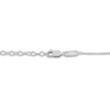 Thumbnail Image 3 of Diamond Cross Choker Necklace 1/20 ct tw 10K White Gold 16.75"