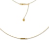 Thumbnail Image 0 of Diamond Bar Choker Necklace 14K Yellow Gold 16" Adjustable
