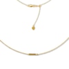 Thumbnail Image 1 of Diamond Bar Choker Necklace 14K Yellow Gold 16&quot; Adjustable