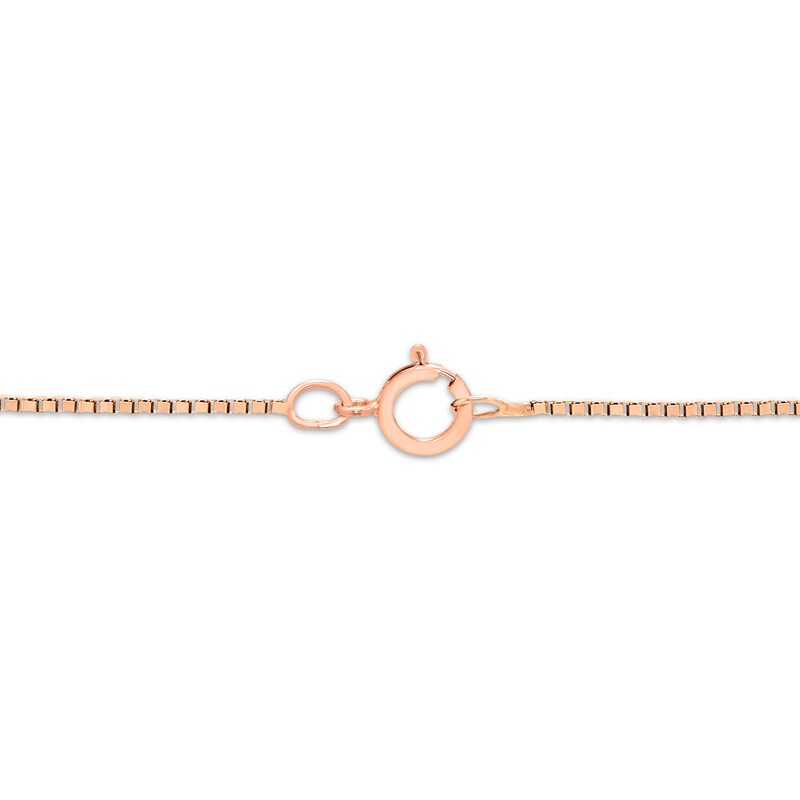 Main Image 3 of Unstoppable Love Heart Necklace 1/4 ct tw 10K Rose Gold 18&quot;