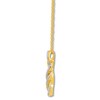 Diamond Necklace 1/10 Carat tw 10K Yellow Gold 18"