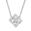 Diamond Necklace 1/10 Carat tw 10K White Gold