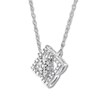 Thumbnail Image 2 of Diamond Necklace 1/10 Carat tw 10K White Gold