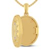 Diamond Locket Necklace 1/10 ct tw 10K Yellow Gold 18"