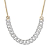 Diamond Link Bolo Necklace 1/2 ct tw Round-cut 10K Yellow Gold 26"