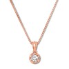 Thumbnail Image 0 of Diamond Necklace 1/4 Carat tw 10K Rose Gold 18"