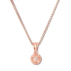 Diamond Necklace 1/4 Carat tw 10K Rose Gold 18"