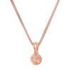 Thumbnail Image 3 of Diamond Necklace 1/4 Carat tw 10K Rose Gold 18&quot;