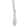 Thumbnail Image 1 of Diamond Locket Necklace 1/10 ct tw Round-cut Sterling Silver 18"