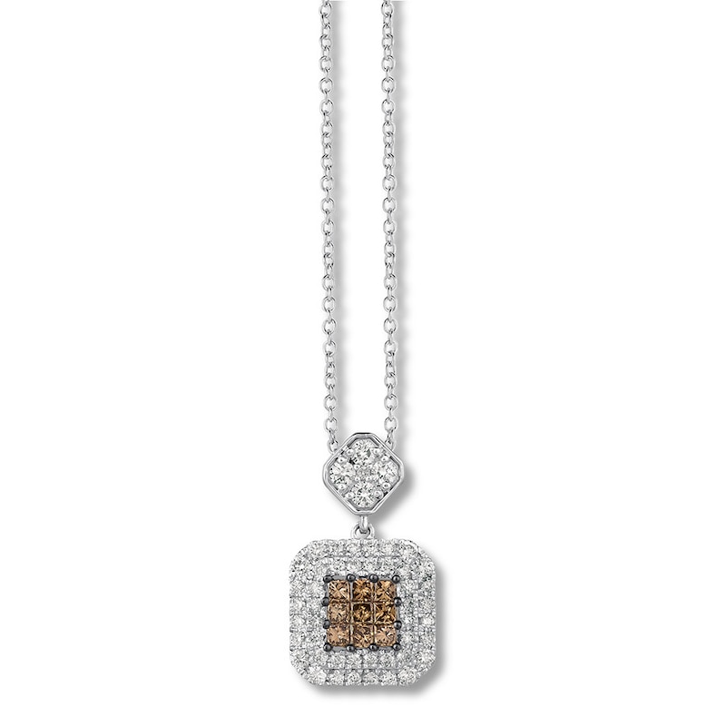 Le Vian Chocolate Diamond Necklace 3/4 ct tw 14K Vanilla Gold