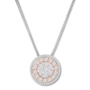 Thumbnail Image 0 of Diamond Necklace 1 ct tw Round-cut 10K Two-Tone Gold 19"