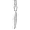 Thumbnail Image 1 of Men's Cross Necklace Diamond Accent Stainless Steel 24"