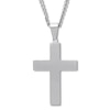 Thumbnail Image 3 of Men's Cross Necklace Diamond Accent Stainless Steel 24"