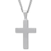 Thumbnail Image 4 of Men's Cross Necklace Diamond Accent Stainless Steel 24&quot;