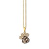 Le Vian Chocolate Diamond Paw Print Necklace 3/4 ct tw 14K Gold 18"