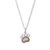 Thumbnail Image 1 of Le Vian Chocolate Diamond Paw Print Necklace 1/5 ct tw 14K Vanilla Gold