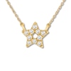 Thumbnail Image 1 of Diamond Star Necklace 10K Yellow Gold 18&quot;