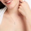 Thumbnail Image 4 of Diamond Necklace 3/8 ct tw Round-cut 10K Rose Gold 18"