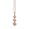 Thumbnail Image 0 of Le Vian Diamond Necklace 5/8 ct tw Round 14K Strawberry Gold 18"