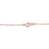 Amore Necklace 1/10 ct tw Diamonds 10K Rose Gold 18.5"
