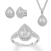 Thumbnail Image 1 of Diamond Boxed Set 1/4 ct tw Round & Baguette Sterling Silver