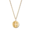 Thumbnail Image 0 of Diamond Star Compass Necklace 1/10 Carat 10K Yellow Gold 20"