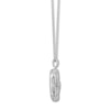 Thumbnail Image 3 of Diamond Locket Necklace 1/4 ct tw Round-cut Sterling Silver 18&quot;