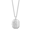Thumbnail Image 3 of Diamond Locket Necklace 1/4 ct tw Round-cut Sterling Silver 18"