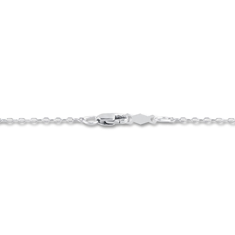 Diamond Cross Necklace 1/4 ct tw Round-cut Sterling Silver