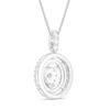Thumbnail Image 3 of Diamond Necklace 1 ct tw Round-cut 14K White Gold 18&quot;
