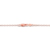 Thumbnail Image 2 of Cross Heart Necklace 1/8 ct tw Diamonds 10K Rose Gold