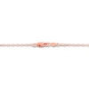 Thumbnail Image 3 of Cross Heart Necklace 1/8 ct tw Diamonds 10K Rose Gold