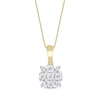 Thumbnail Image 1 of Diamond Necklace 1/4 ct tw 10K Yellow Gold 18&quot;