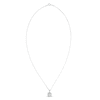Thumbnail Image 2 of Diamond Necklace 1/4 ct tw 10K White Gold 18&quot;