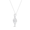 Thumbnail Image 0 of Diamond Necklace 1/4 ct tw Sterling Silver 18"