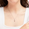 Thumbnail Image 2 of Diamond Necklace 1/4 ct tw Sterling Silver 18&quot;