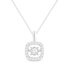 Thumbnail Image 0 of Unstoppable Love Necklace 1/4 ct tw 10K White Gold 19"