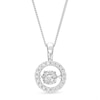 Thumbnail Image 0 of Unstoppable Love Necklace 1/2 ct tw 10K White Gold 19"