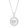 Thumbnail Image 1 of Unstoppable Love Necklace 1/2 ct tw 10K White Gold 19&quot;