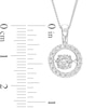 Thumbnail Image 2 of Unstoppable Love Necklace 1/2 ct tw 10K White Gold 19&quot;