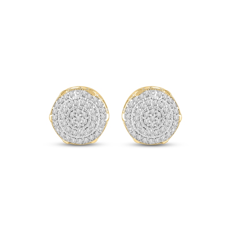 Men's Diamond Earrings 1/4 ct tw 10K Yellow Gold