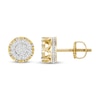 Thumbnail Image 2 of Men's Diamond Earrings 1/2 ct tw 10K Yellow Gold
