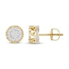 Thumbnail Image 1 of Men's Diamond Earrings 1/2 ct tw 10K Yellow Gold