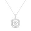 Unstoppable Love Necklace 1 ct tw 14K White Gold 19"