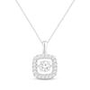 Thumbnail Image 1 of Unstoppable Love Necklace 1 ct tw 14K White Gold 19&quot;